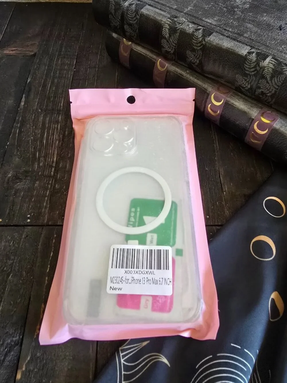 BNIP iPhone 13 Pro Max 6.7in Clear/white Mag Safe Case - apple - phone case